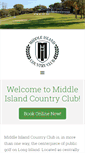 Mobile Screenshot of middleislandcc.com